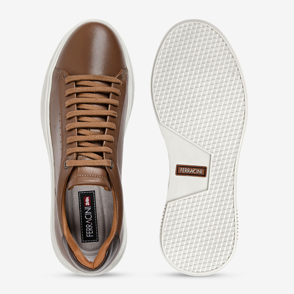 Sneaker Masculino Logan Conhaque