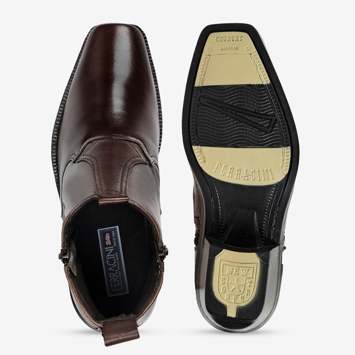 Bota Masculina Tabaco New Country