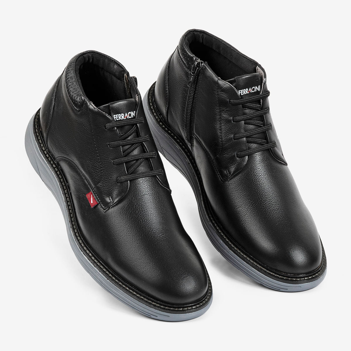 Bota Casual Masculina Preta Full