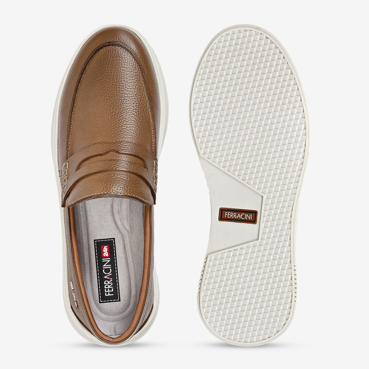 Mocassim Masculino Conhaque Logan