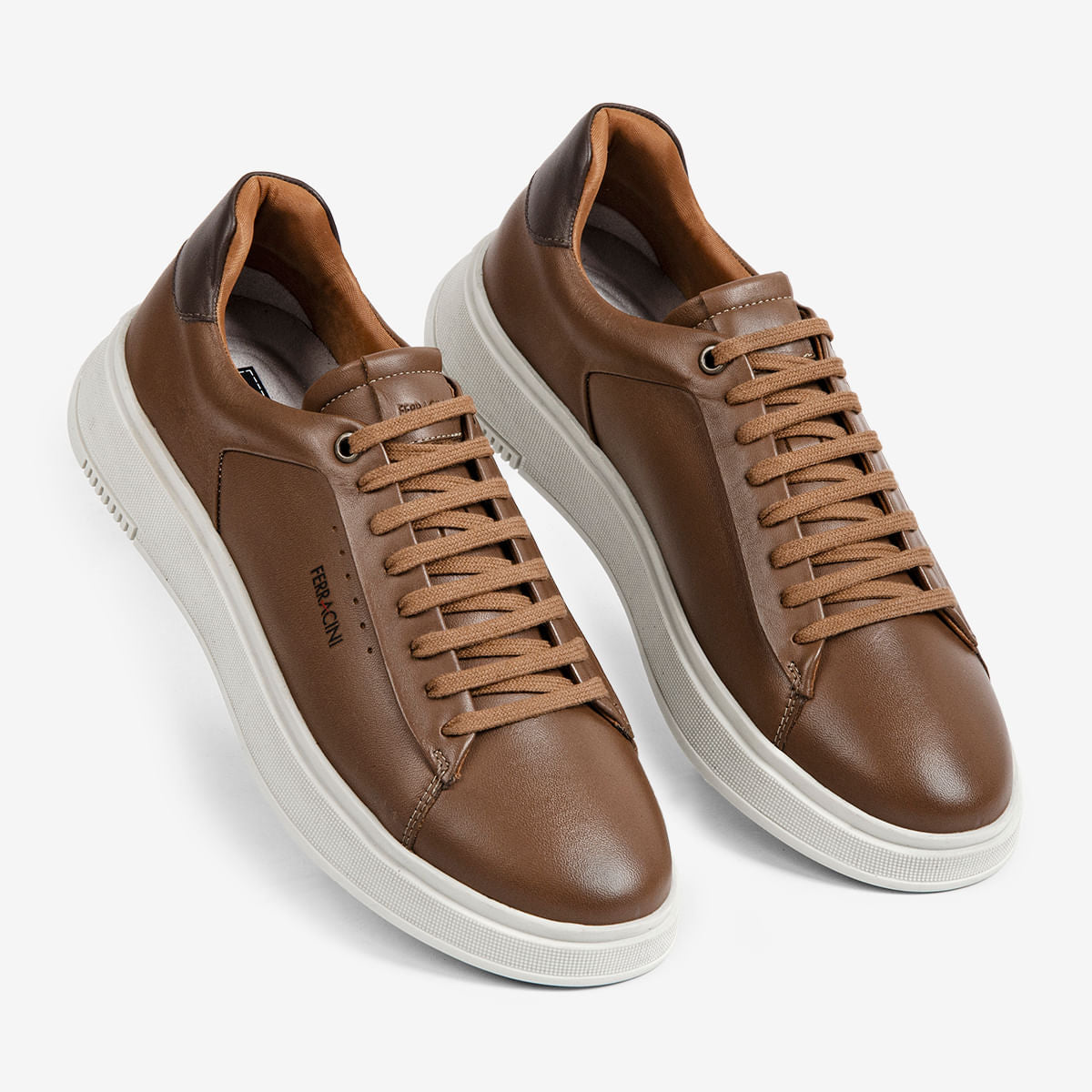 Sneaker Masculino Logan Conhaque