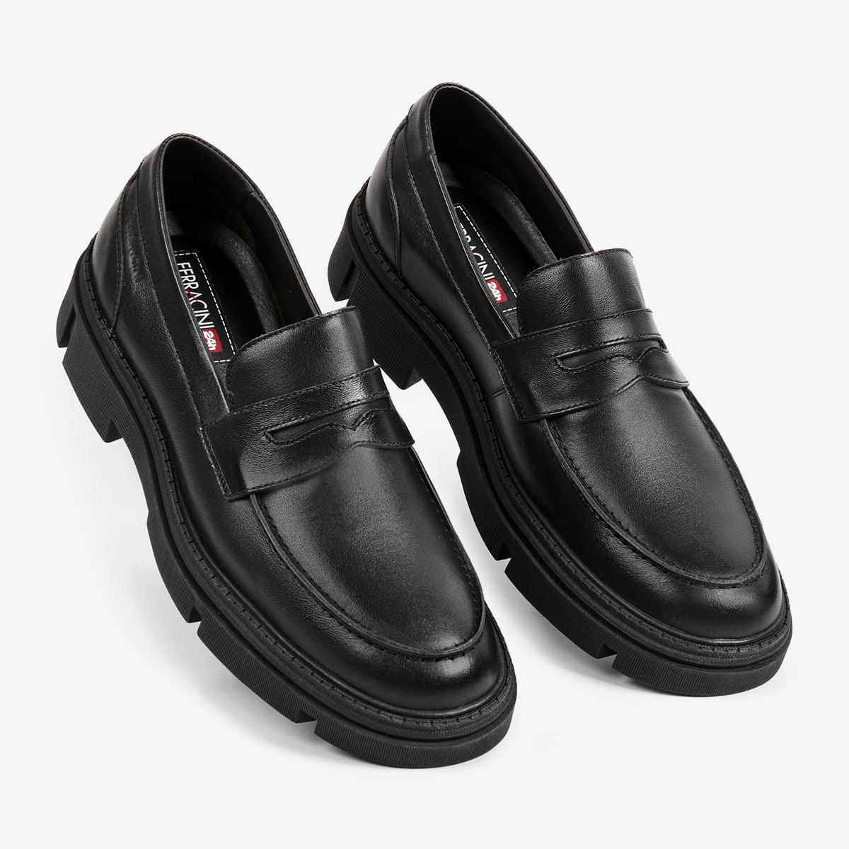 Sapato Loafer Masculino Preto Aston