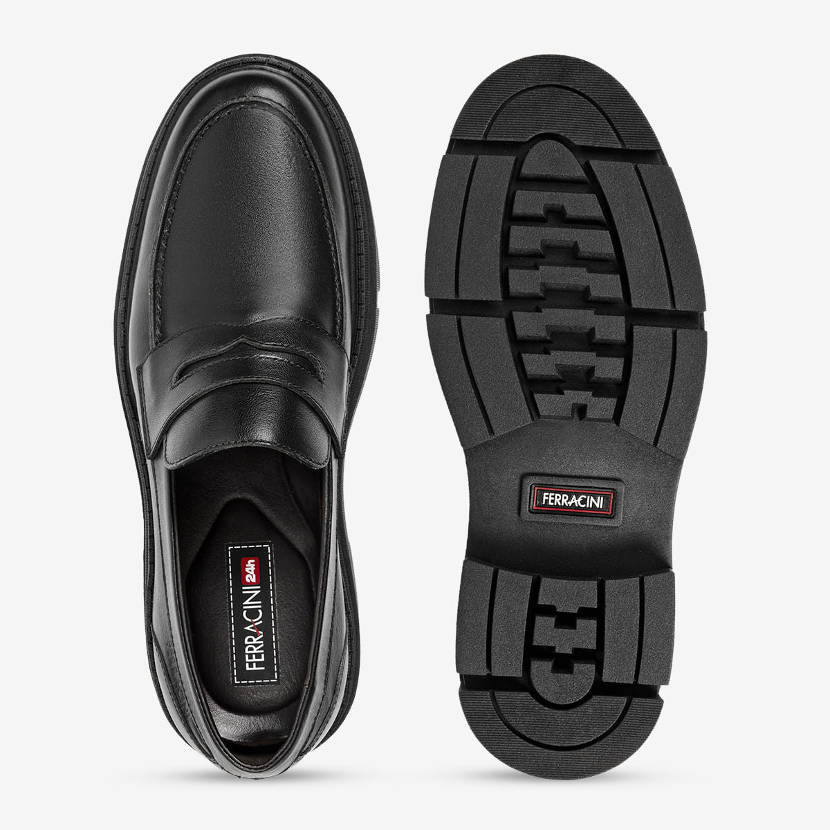 Sapato Loafer Masculino Preto Aston