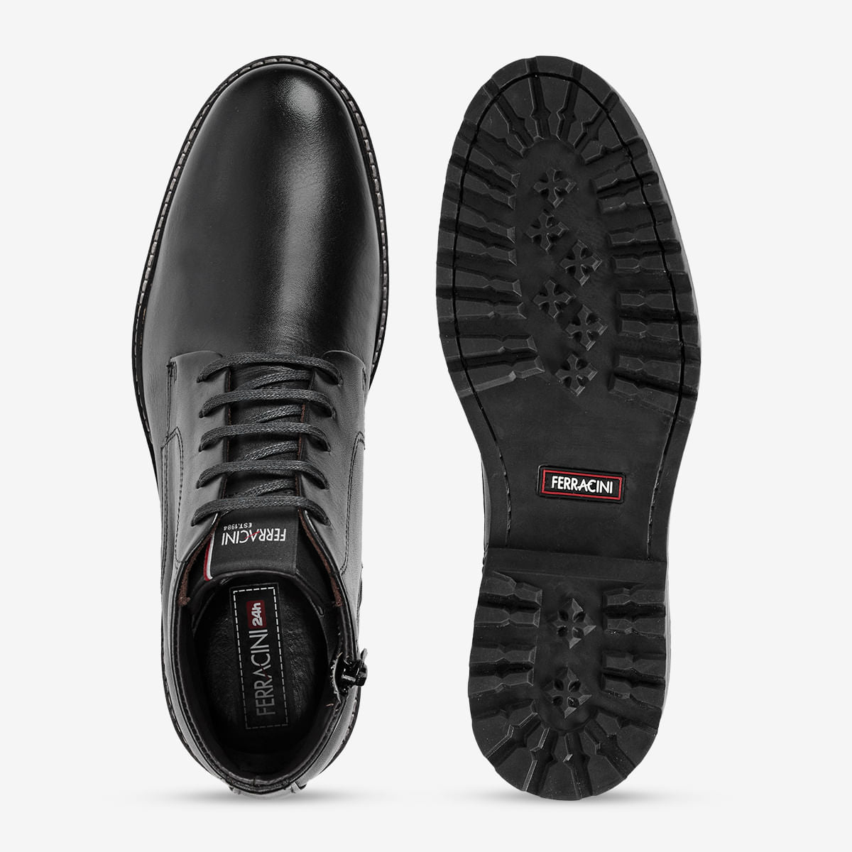 Bota Casual Masculina Preta Cincy