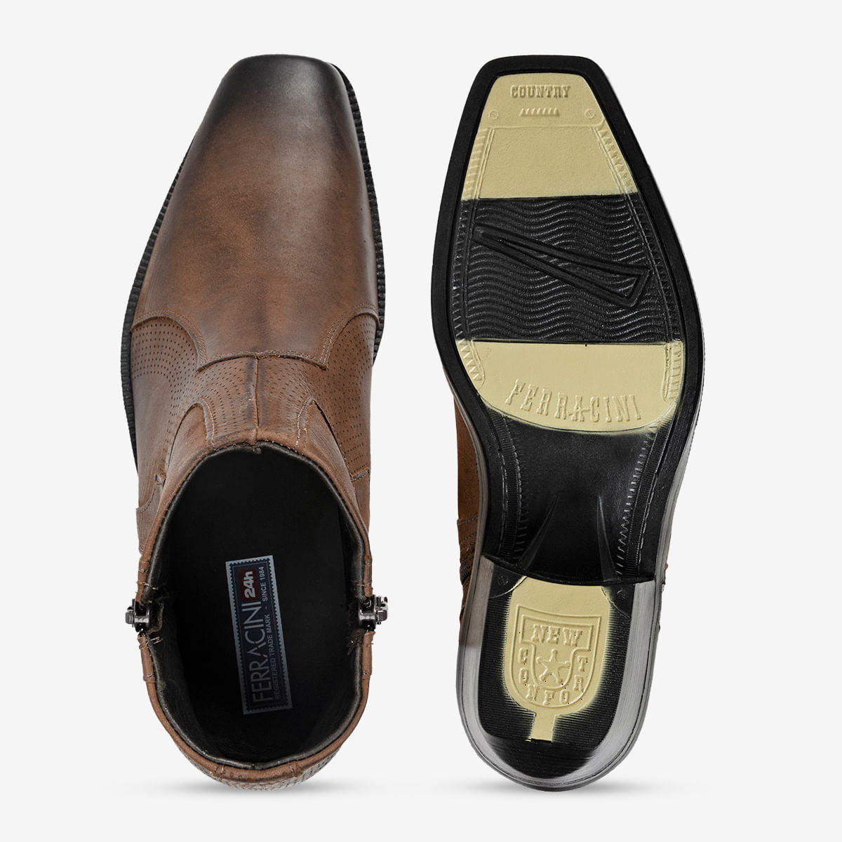 Bota Masculina Café New Country