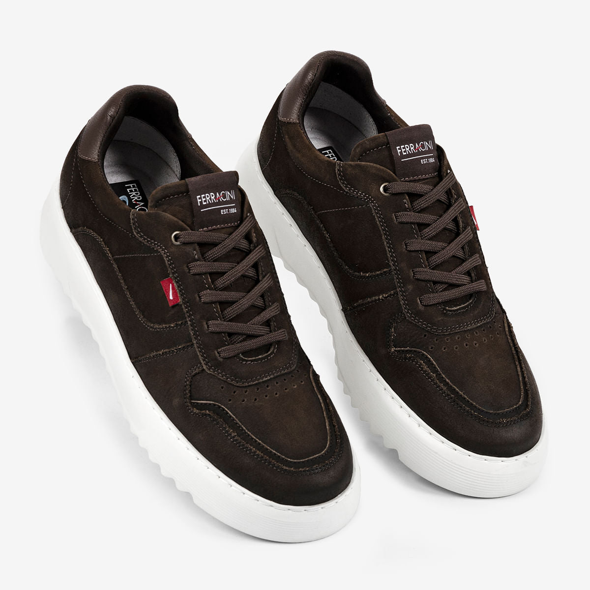 Sneaker Masculino Marrom Lancy
