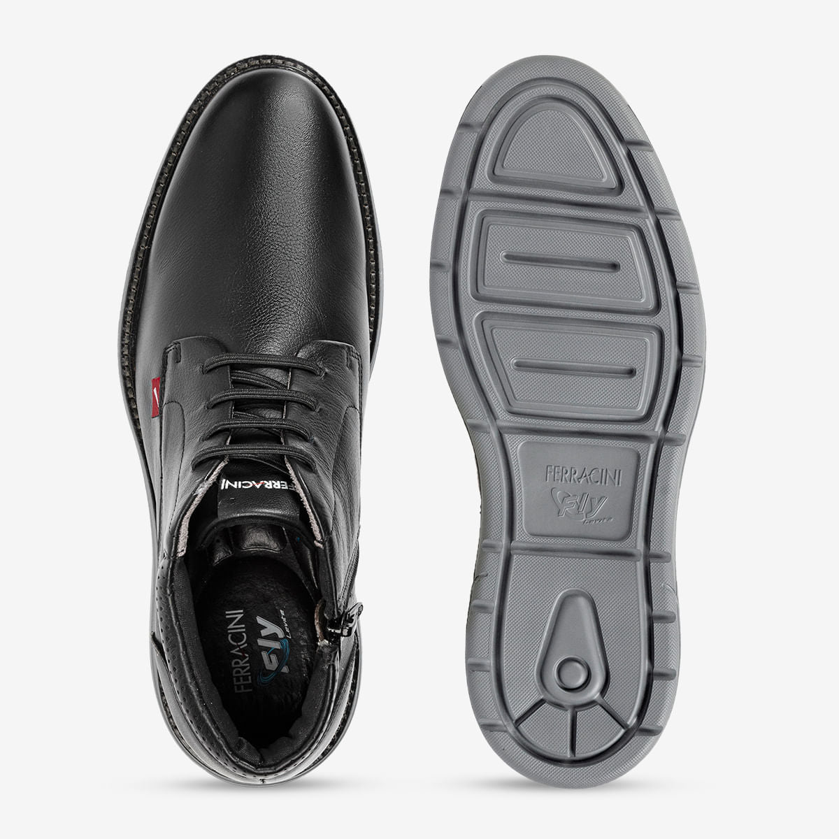 Bota Casual Masculina Preta Full