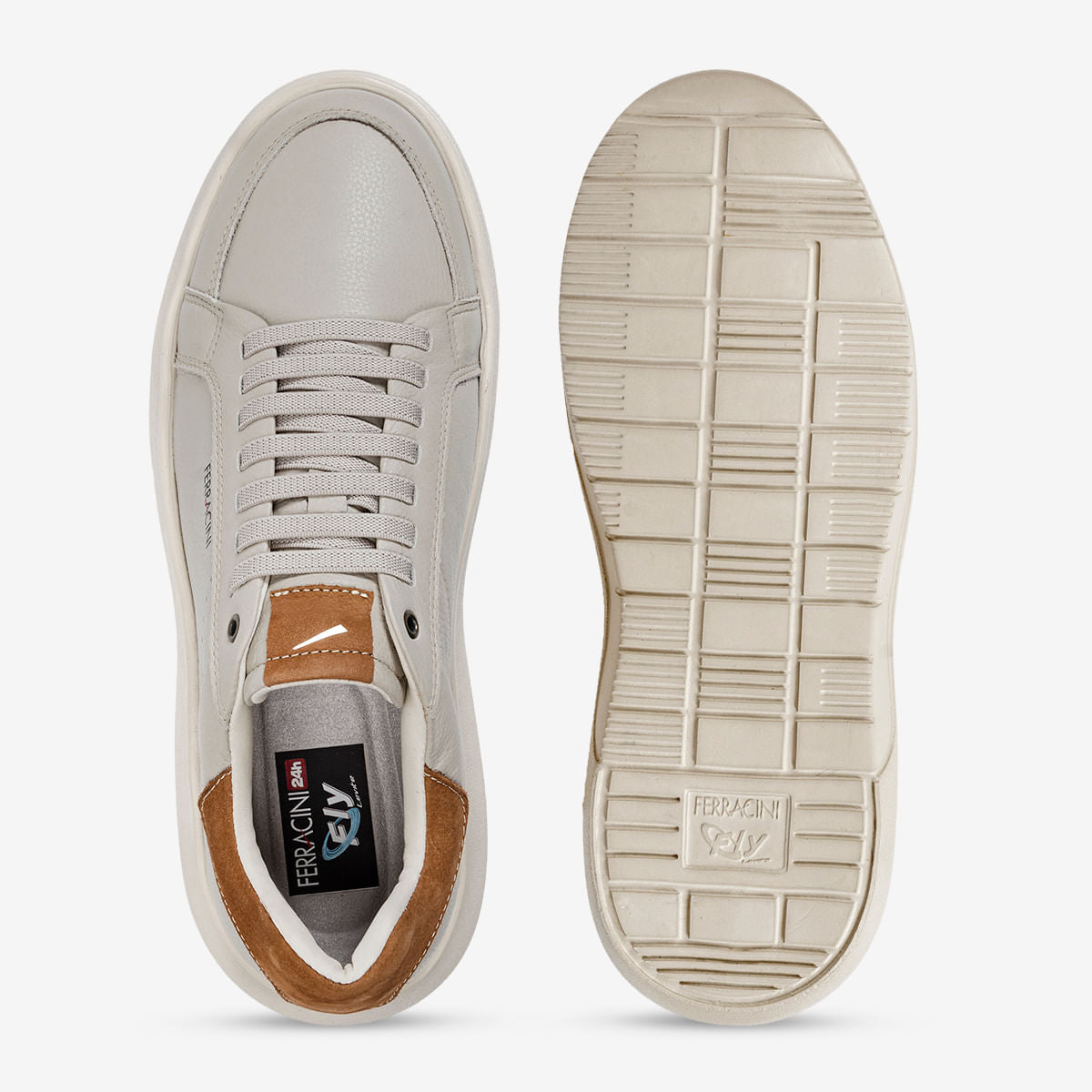 Sneaker Masculino Cinza Claro Energy