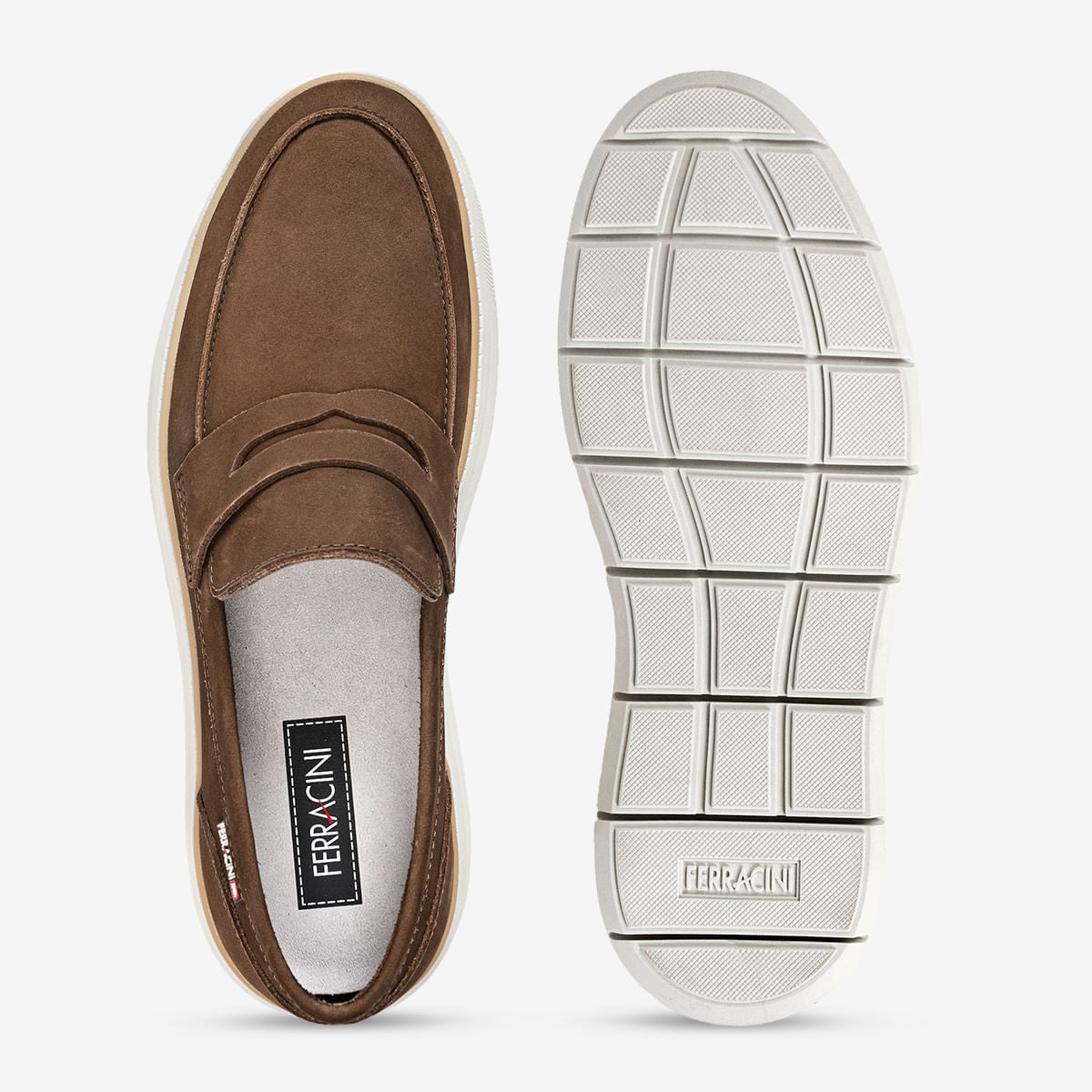 Mocassim Masculino Café Prisma