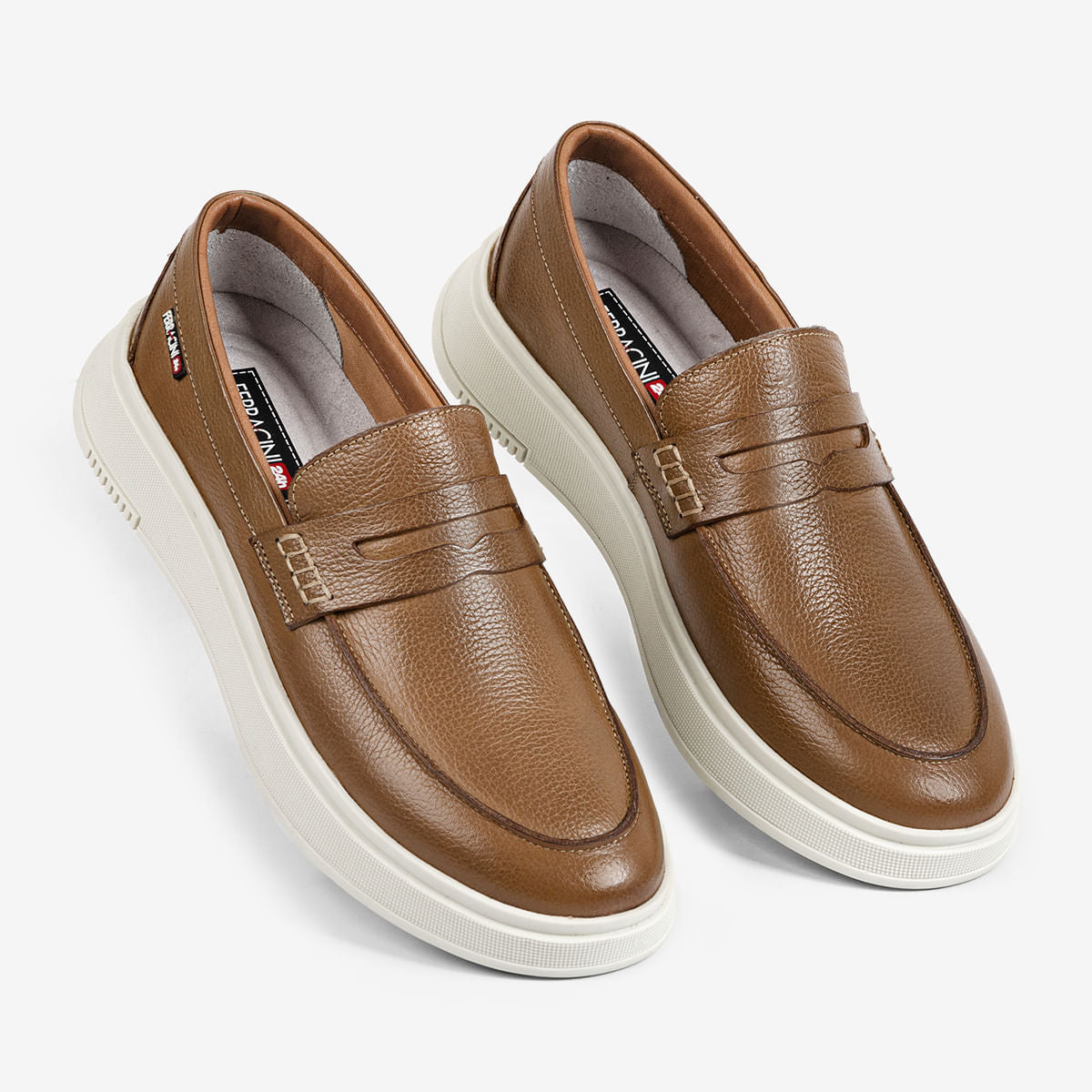 Mocassim Masculino Conhaque Logan
