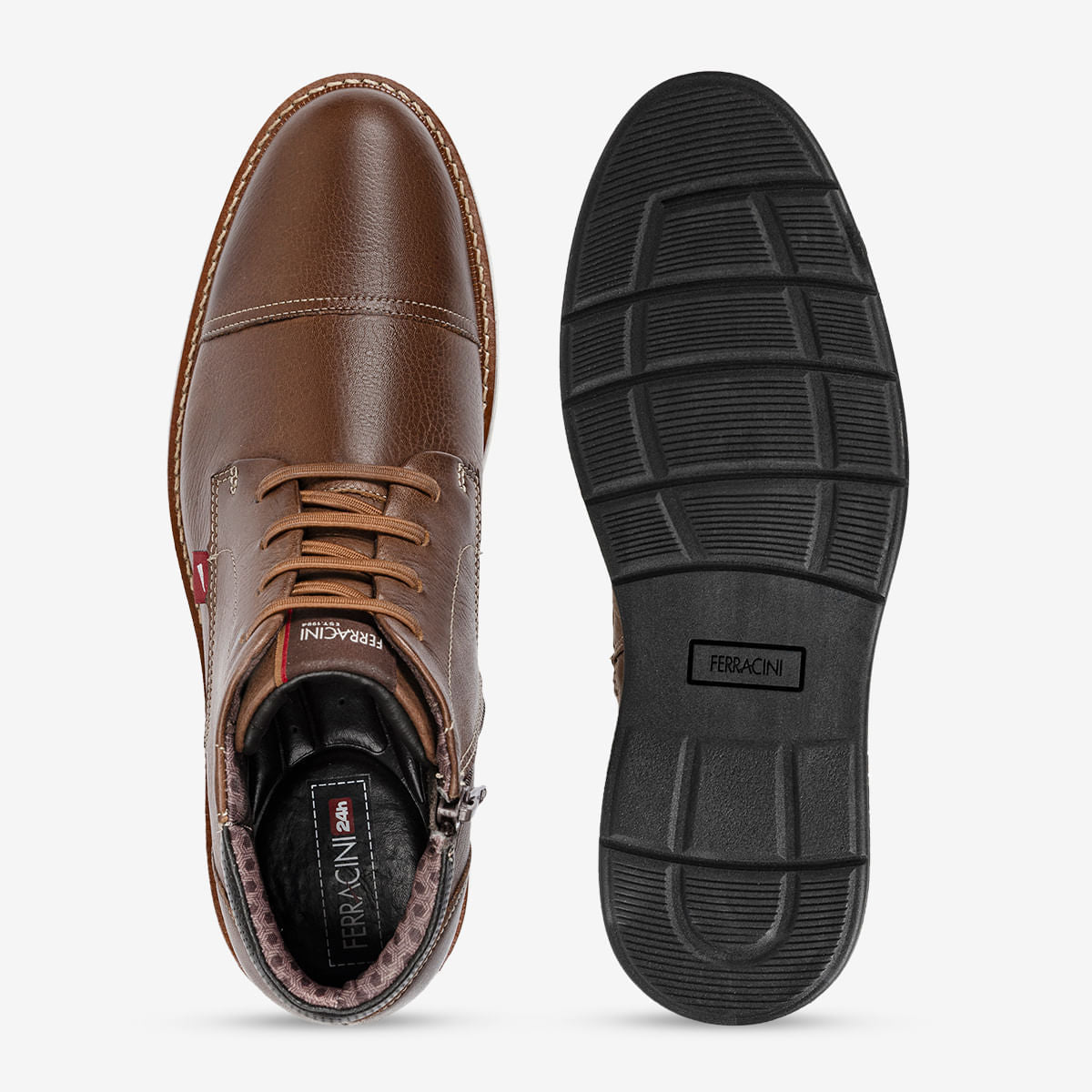 Bota Masculina Tabaco Kingston