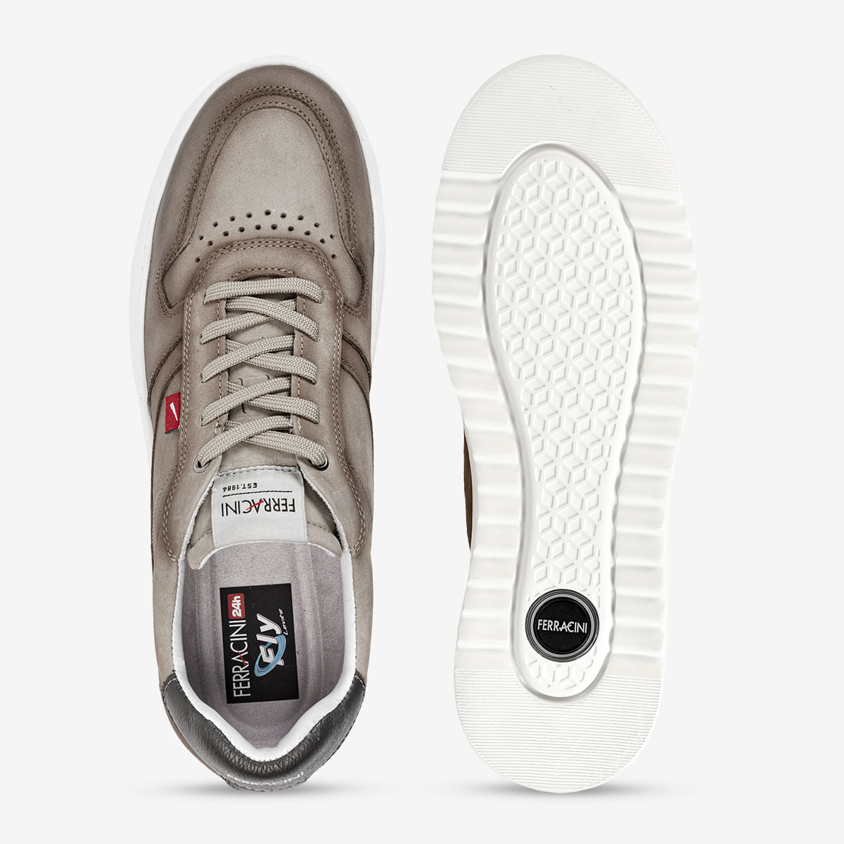 Sneaker Masculino Taupe Lancy