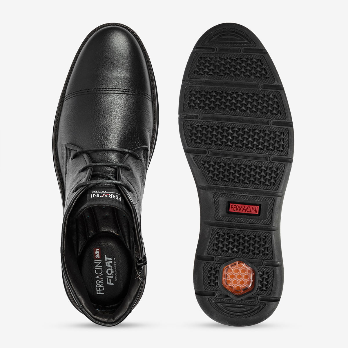 Bota Masculina Preta Fluence