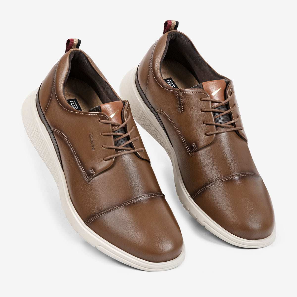 Sapato Masculino Conhaque Glover